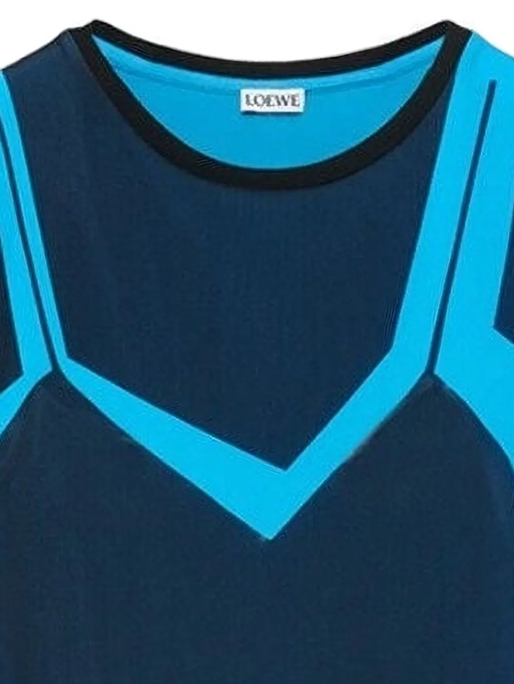 LOEWE Trompe L'Oeil top Blauw