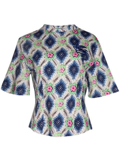 ETRO floral-print cotton T-shirt Women