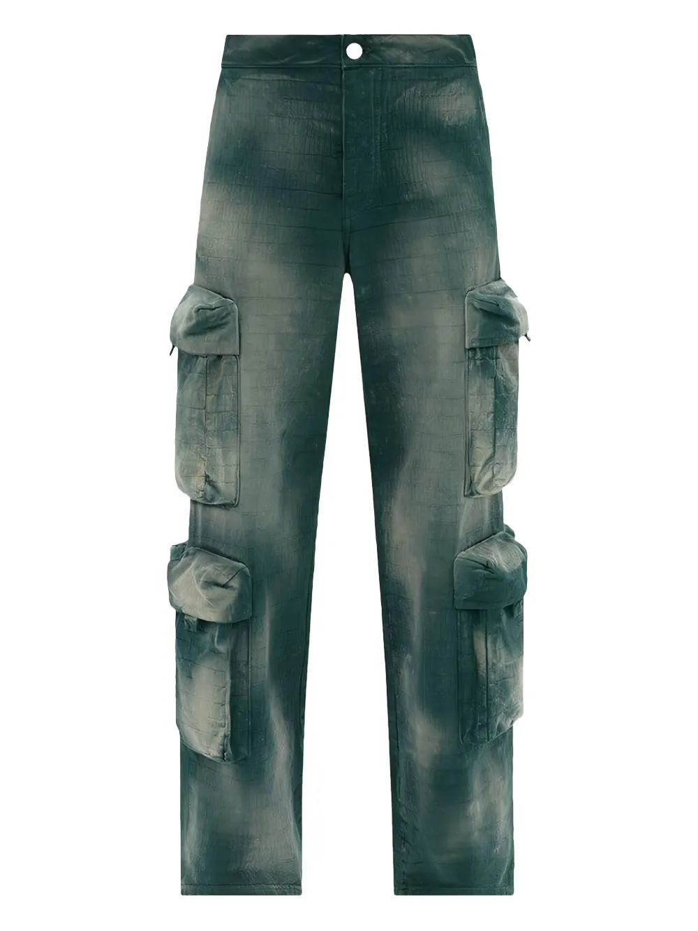 AMIRI patterned-jacquard cargo trousers | Green | Image 1