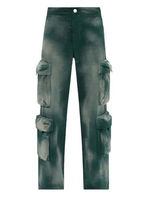AMIRI pantalones cargo con motivo en jacquard