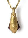 Parts of Four Chrysalis gold-plated necklace