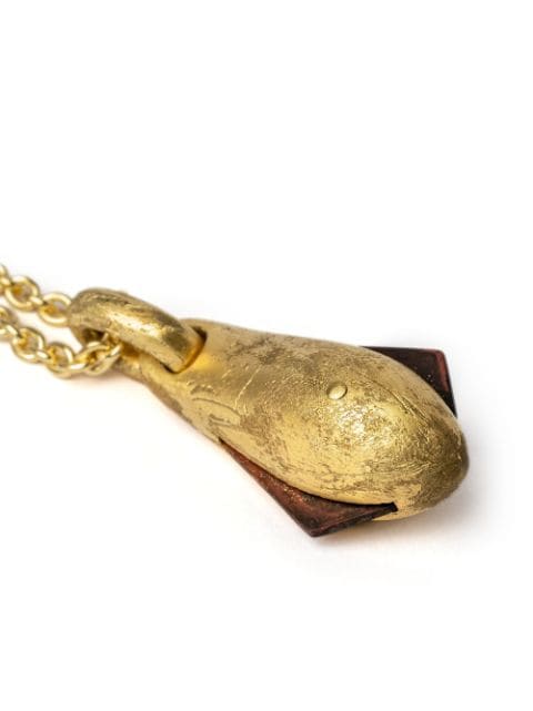 Chrysalis gold-plated necklace