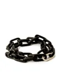 Parts of Four Organic Chain necklace - Black