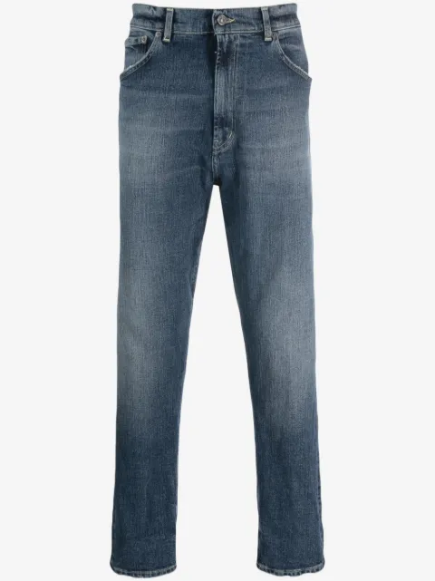 DONDUP jeans rectos con parche del logo