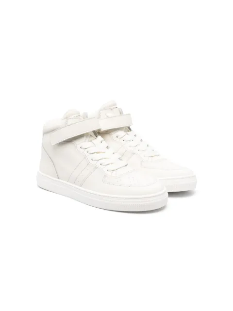 Emporio Armani Kids high-top leather sneakers