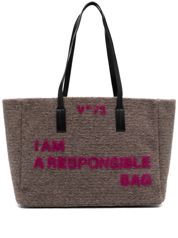 V°73 Responsibility Brushed Tote Bag - Farfetch