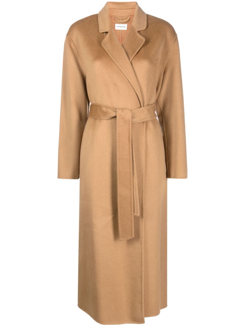 P.A.R.O.S.H BELTED-WAIST CASHMERE PEACOAT