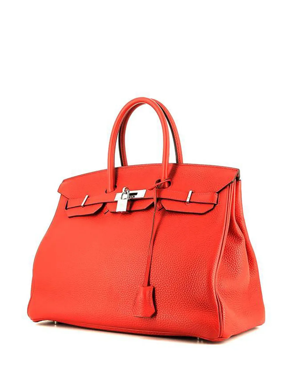 Pre-owned Hermes Birkin 35 Handbag In Red
