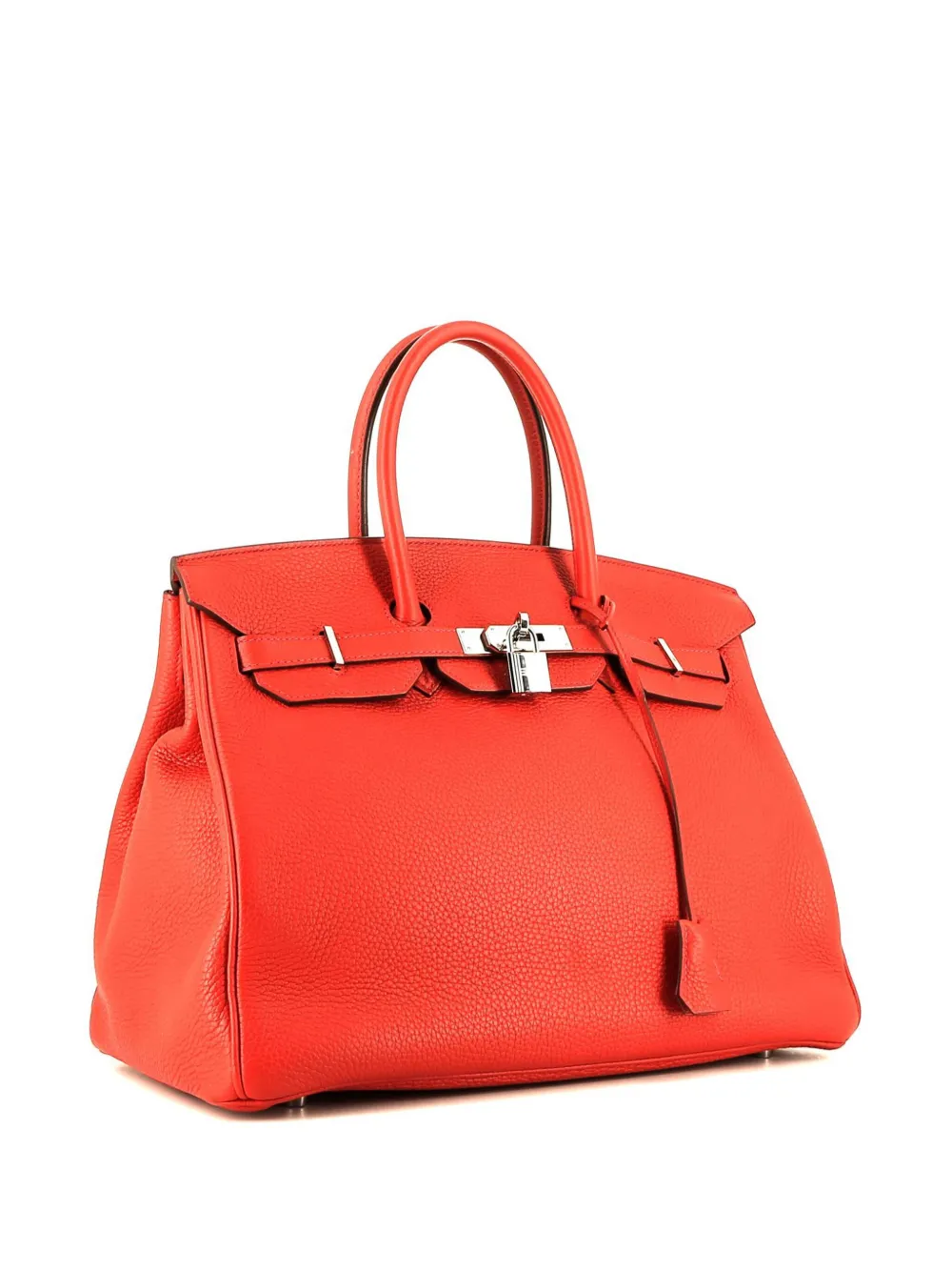 Pre-owned Hermes Birkin 35 Handbag In Red