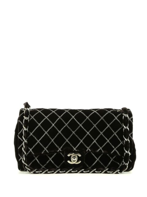 CHANEL 2010s Timeless velvet shoulder bag Women