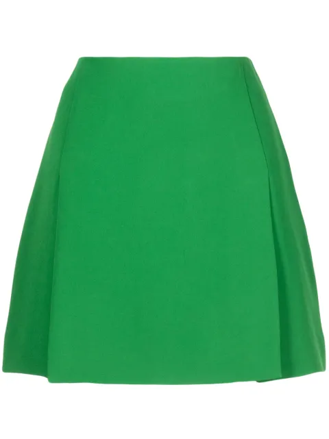 Elie Saab slits silk mini skirt