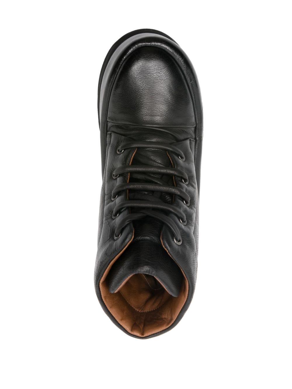 Shop Marsèll Leather Platform Ankle Boots In Black