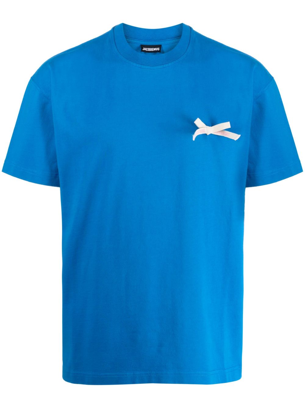 Jacquemus Le Nœud katoenen T-shirt Blauw