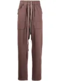 Rick Owens DRKSHDW Mauve drawstring-waistband track pants - Purple