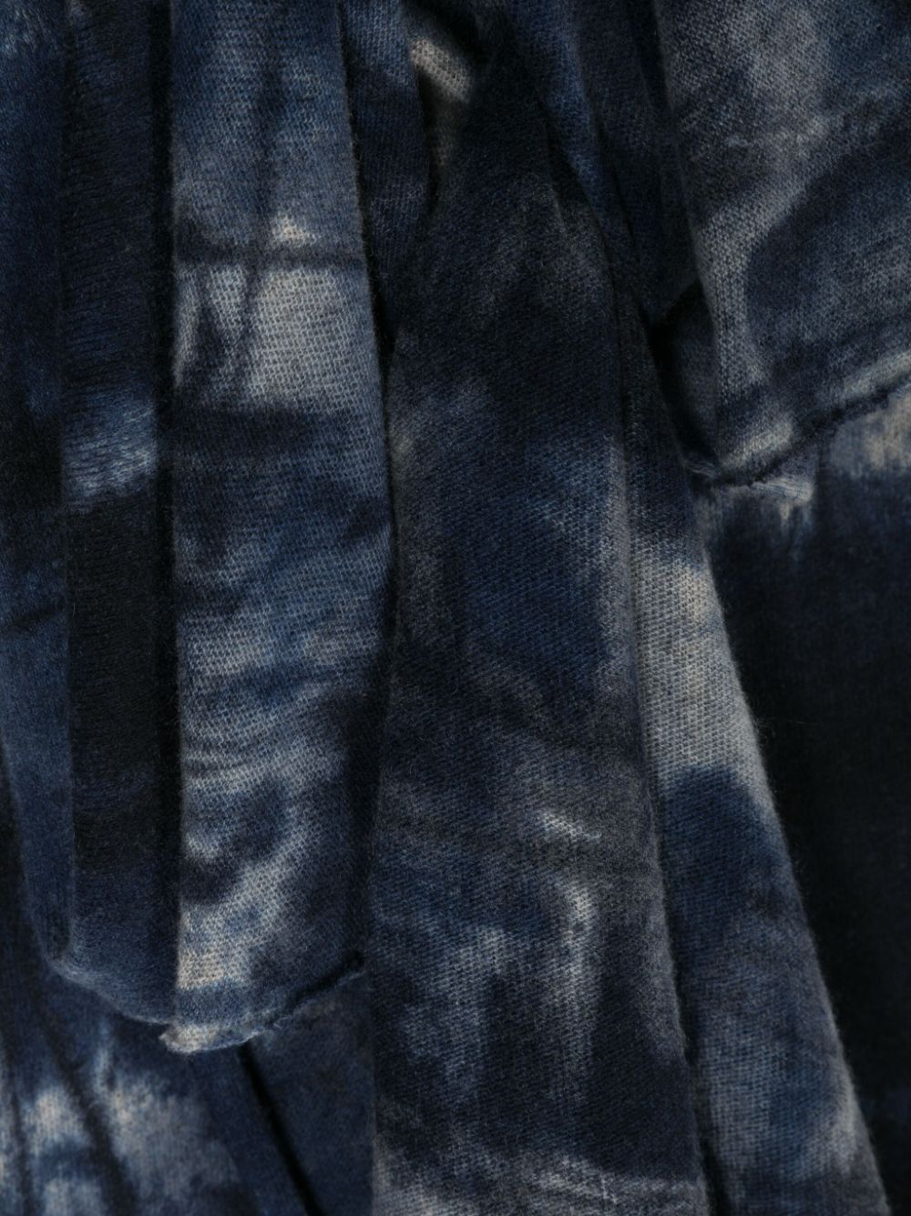 Faliero Sarti Sjaal met print Blauw