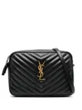 Saint Laurent Lou quilted crossbody bag - Black