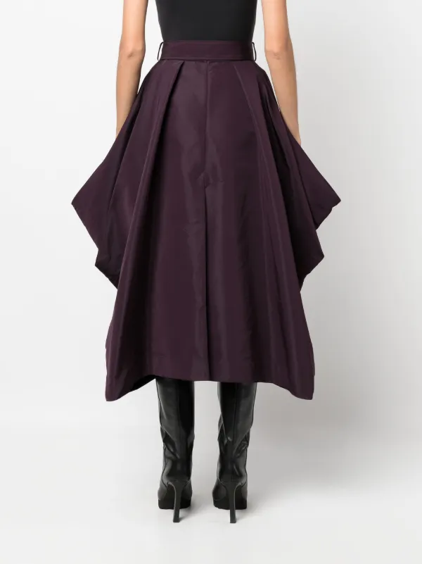 Alexander McQueen Belted Draped Skirt - Farfetch