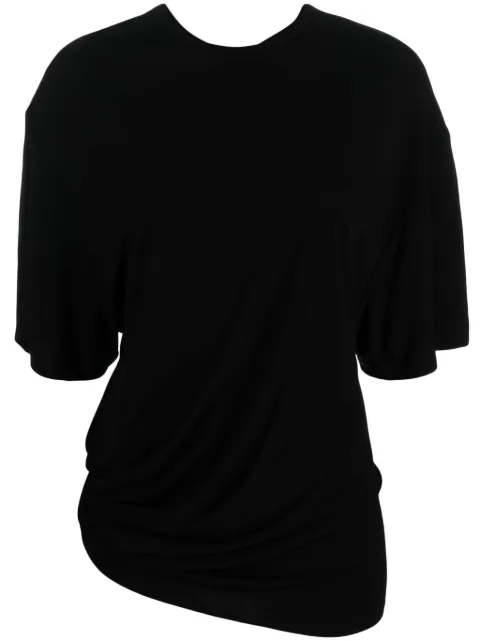 Christopher Esber draped-detail short-sleeve T-shirt