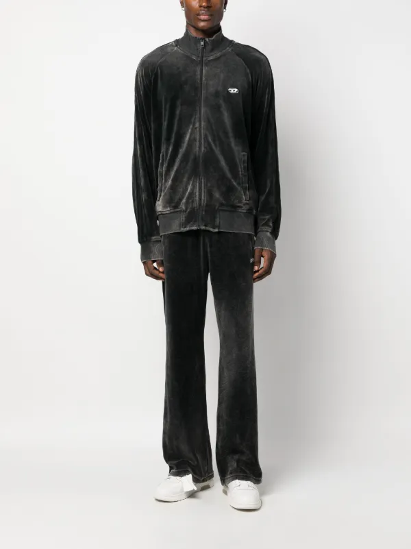 Diesel P Zampband Velvet Track Pants Farfetch
