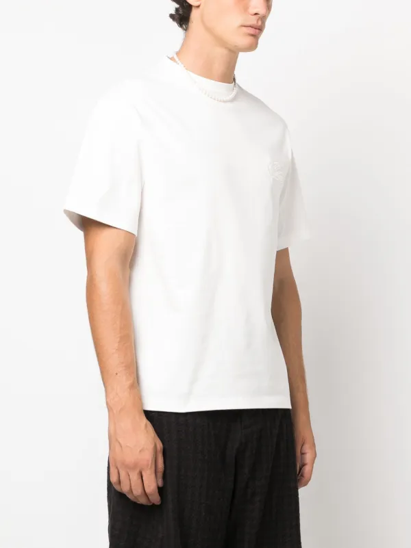 関税込 モダン エトロ Tシャツ ペガソエンブロイダリー コットン 関税込 モダン エトロ Tシャツ ペガソエンブロイダリー コットン