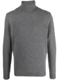 Cenere GB roll-neck cashmere jumper - Grey