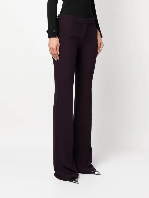 Flared tailored trousers sales