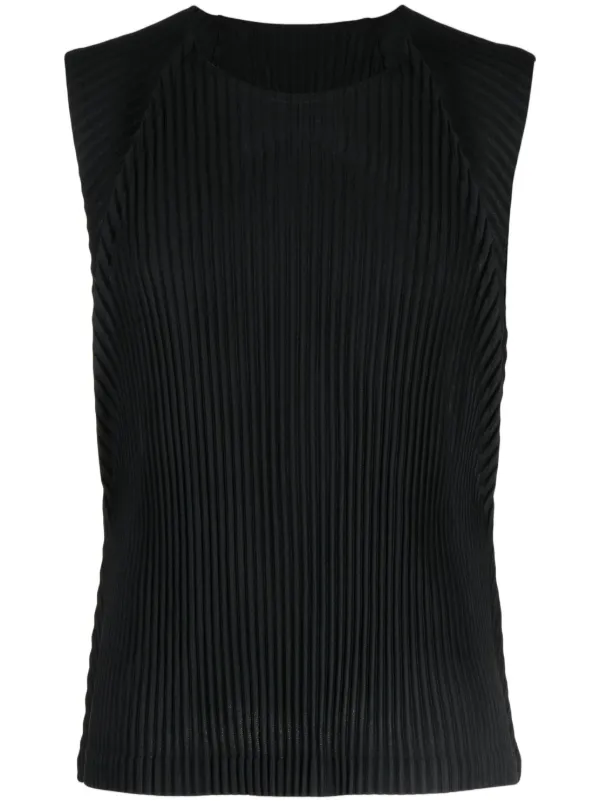 Homme Plissé Issey Miyake Mc August Pleated Tank Top - Farfetch