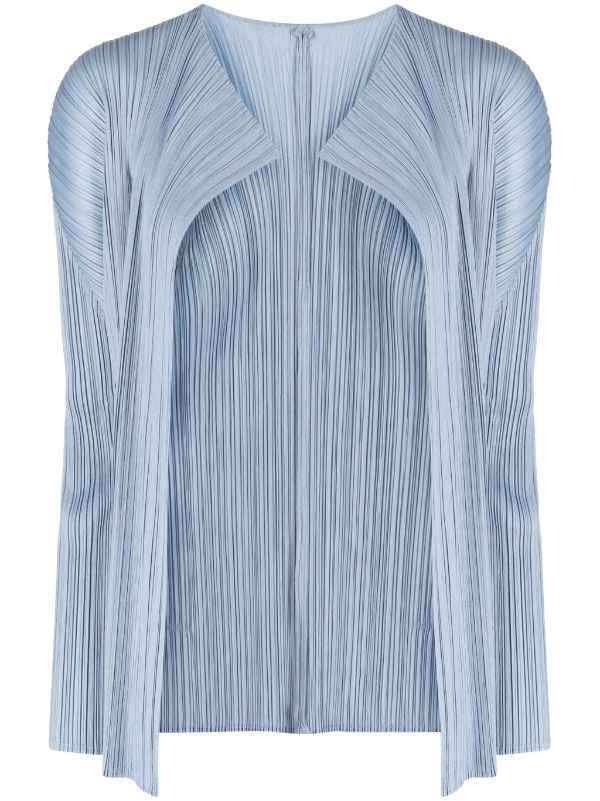 Pleats Please Issey Miyake Mc August Pleated Cardigan - Farfetch