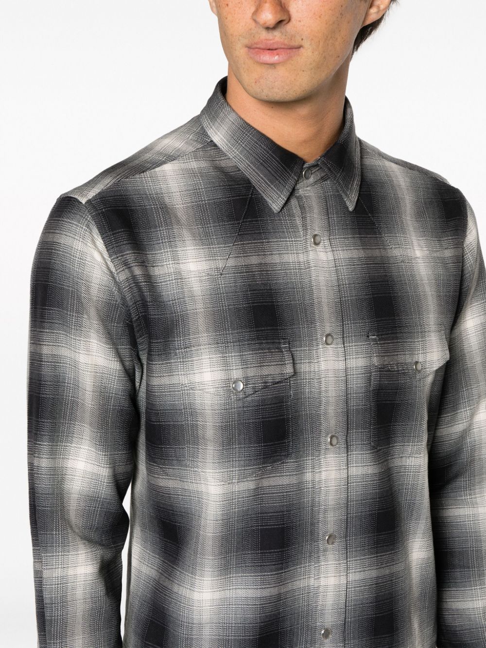 TOM FORD Camisa Com Estampa Xadrez - Farfetch