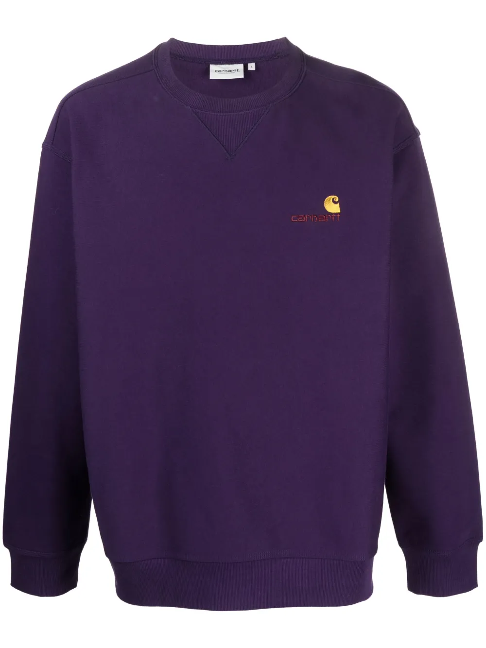 Carhartt WIP Sweater met geborduurd logo Paars