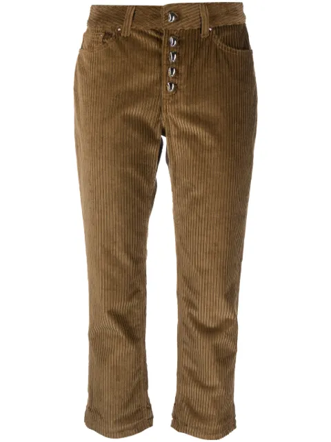 DONDUP cropped corduroy trousers