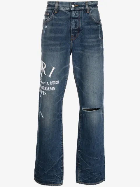 AMIRI Arts District straight-leg jeans