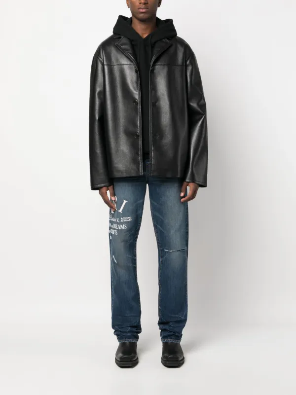 AMIRI Arts District straight-leg Jeans | Blue | FARFETCH CA