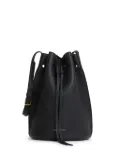 Mansur Gavriel Champagne logo-print bucket bag - Black