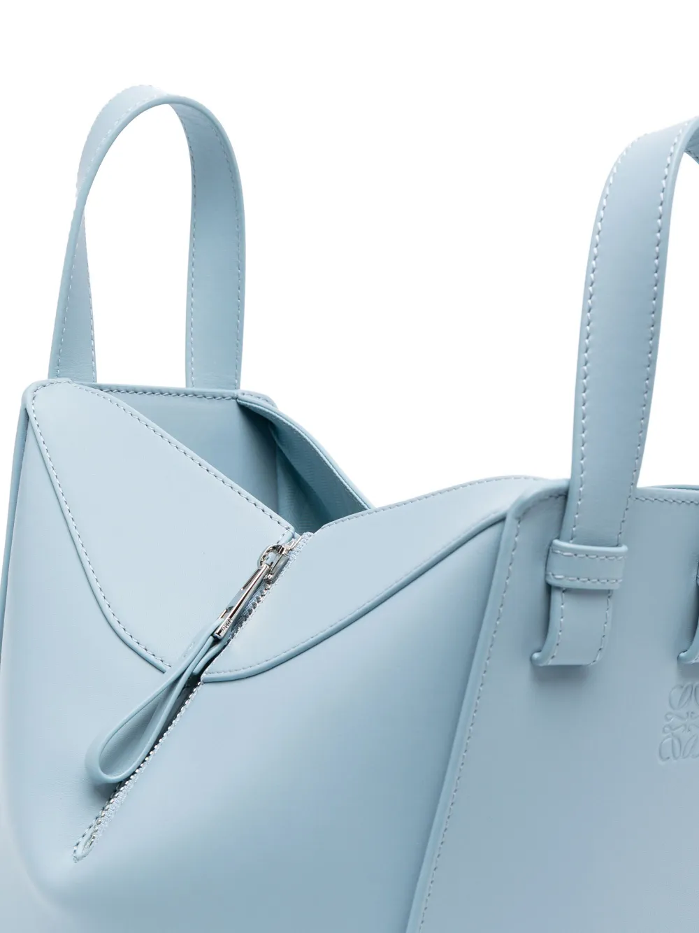 Loewe Hammock Leather Crossbody Bag In Blue