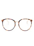 Linda Farrow The Kings round-frame glasses - Gold