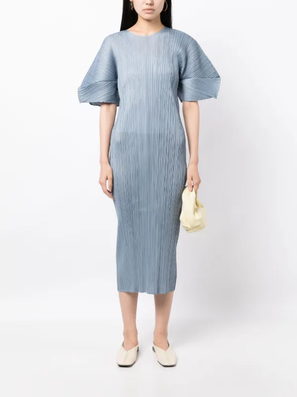 Pleats Please Issey Miyake August Pleated Dress - Farfetch