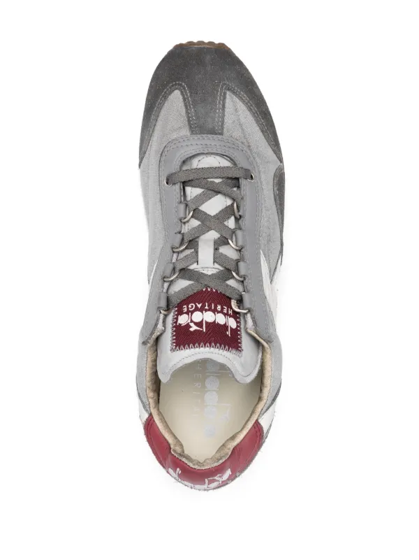 Diadora Equipe H Distressed Panelled Sneakers Farfetch