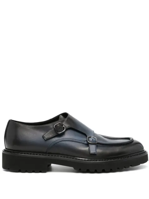 Doucal's double-buckle monk shoes