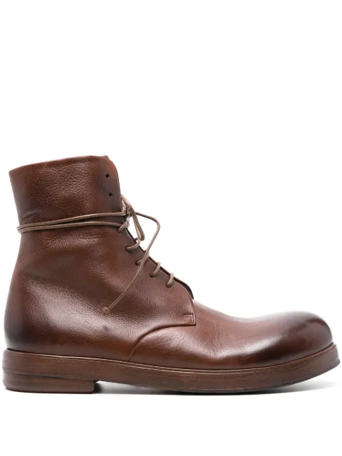 Marsèll round-toe lace-up leather boots