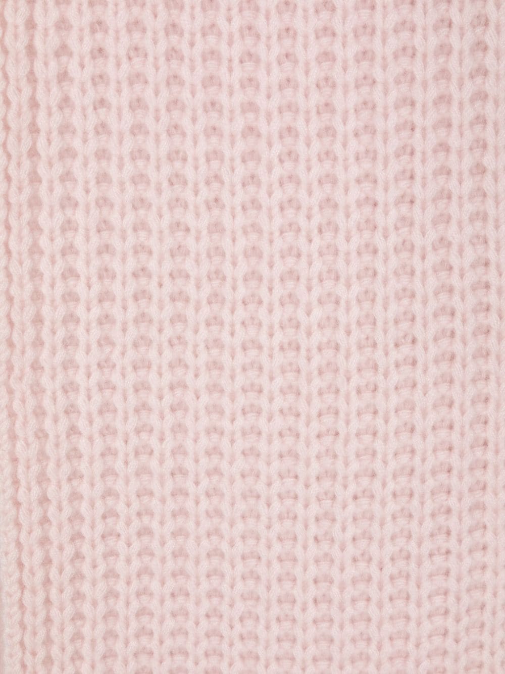 Shop Liska Chunky-knit Cashmere Scarf In Pink