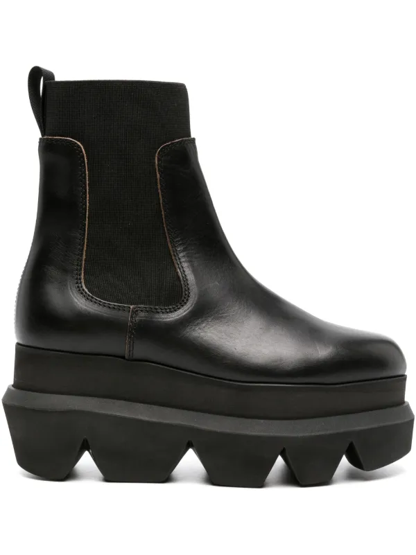 Sacai 90mm Chelsea Leather Boots - Farfetch