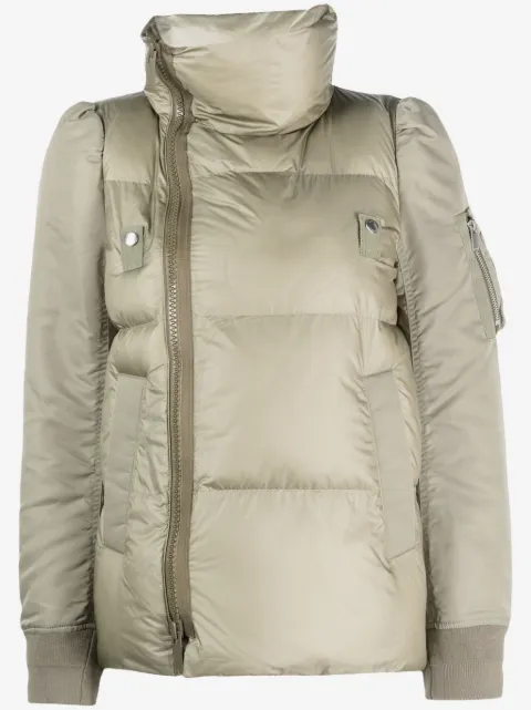 sacai high-neck padded jacket 