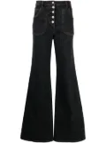 ETRO buttoned flared jeans - Black