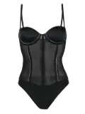 Fleur Du Mal Brilliant bodysuit - Black