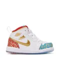 Jordan Kids Air Jordan 1 Mid ""UNC to CHI"" sneakers - White