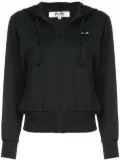 Comme Des Garçons Play big heart-print zip-up hoodie - Black