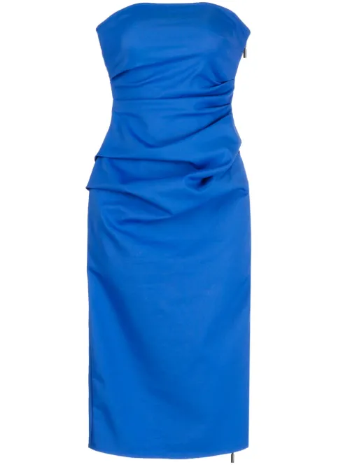 Robe-bustier à fronces - Maticevski - Modalova