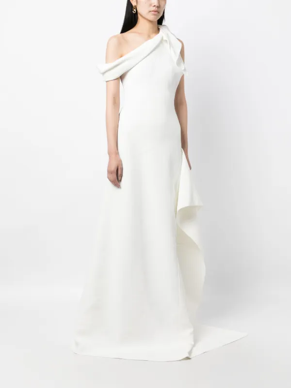 maticevski off the shoulder dresses Maticevski - Diadem off-the-shoulder asymmetric draped crepe dress