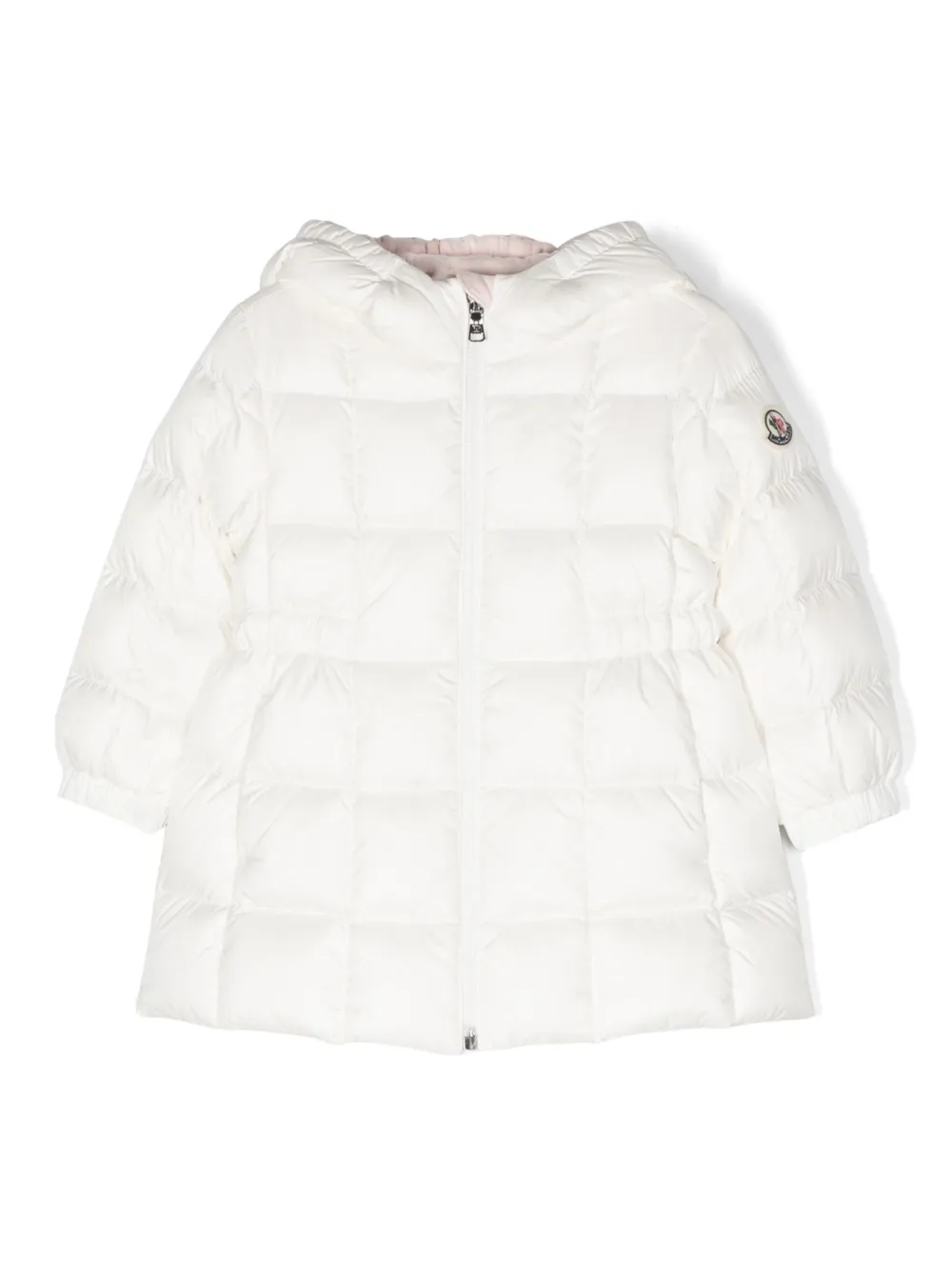 Moncler Enfant Jaqueta Anya matelassê com capuz | Branco | Image 1